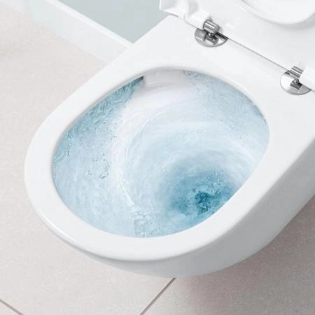 Villeroy&Boch Subway 3 Унитаз подвесной, безободковый, сиденье-в комплекте SoftClosing, CeramicPlus, цвет: альпийский белый