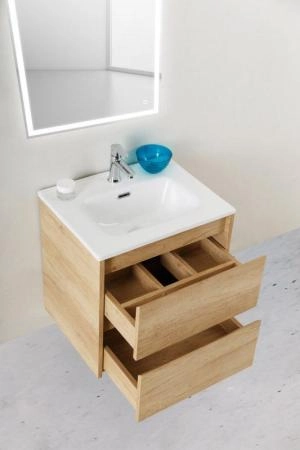 Тумба под раковину Belbagno KRAFT Rovere Nebrasca Nature подвесная KRAFT 39-600/390-2C-SO-RNN