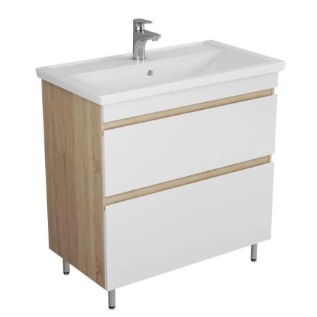 Тумба UNCORIA Брента Арно 80 дуб сонома под умывальник Фостер