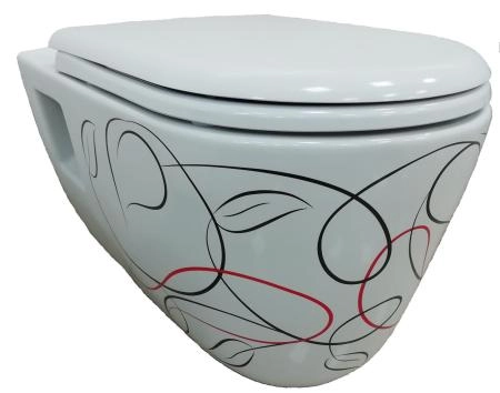 Унитаз CREAVIT Patera подвесной TP328.001Z0 (сиденье отдельно)