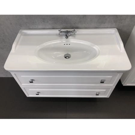 Тумба с раковиной Comforty Феррара-100 белый