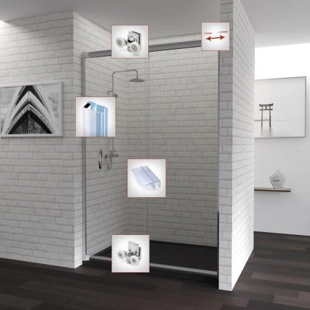 Душевая дверь в нишу RGW Passage PA-016 150 350801615-11