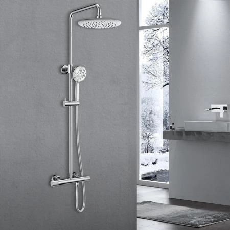 Душевая стойка Vincea Desire VSFS-1D0TCH термостатическая, хром