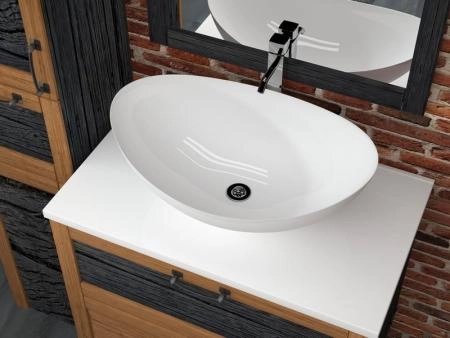 Раковина накладная Stella Polar Орион, белая SP-00000898