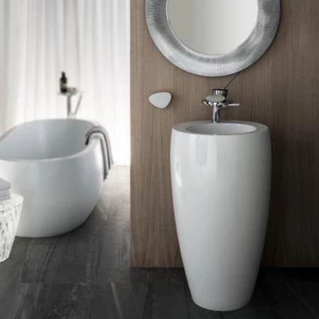 Laufen Alessi One Раковина пристенная 52х53х85 см, без отв., покрытие LCC, цвет: белый