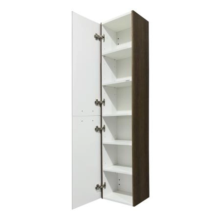 Шкаф-колонна Comforty Ангара-35 00-00019358 Дуб темно-коричневый