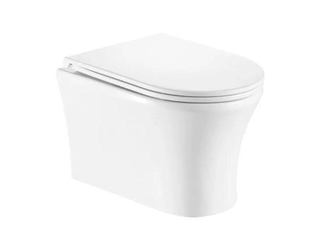 Унитаз Gid Tr2101 безободковый подвесной Белый с микролифтом