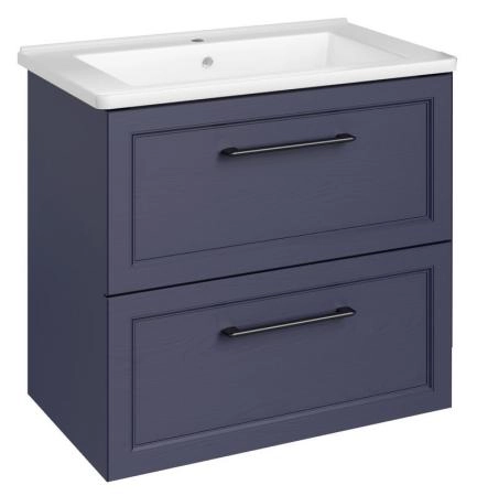 Тумба ASB-Mebel Белмонти 65 Софт синий подвесная под умывальник Оскар 65