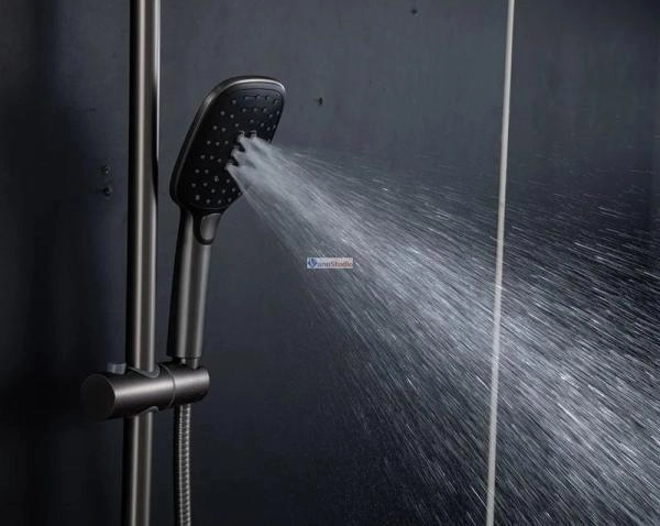 Душевая система Gappo G2448-9 Оружейная сталь с изливом