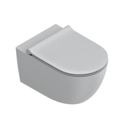 Catalano Sfera Унитаз подвесной 55х35см, безободковый, смыв Tornado, покрытие Twinglaze+, цвет: серый матовый
