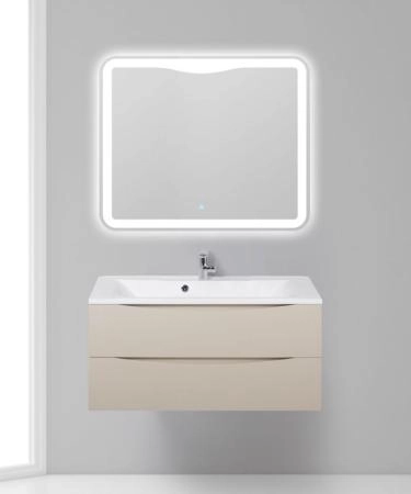 Раковина из литьевого мрамора, 1000x450x150 Белый BB1000/445-LV-MR-PR
