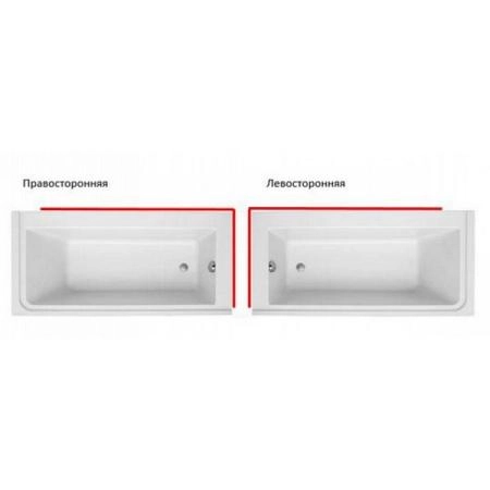 Ванна Jacob Delafon FORMILIA E6139L-00 170x80 см левая