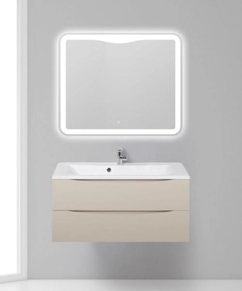 Раковина из литьевого мрамора, 1000x450x150 Белый BB1000/445-LV-MR-PR