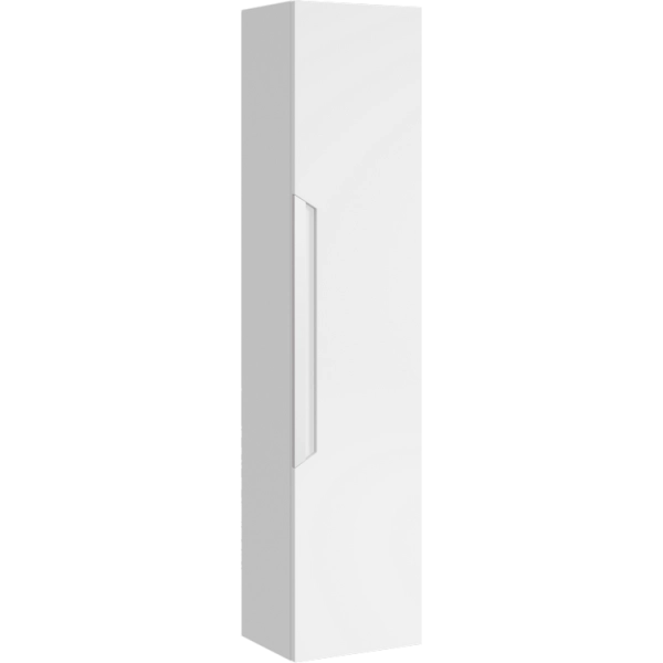 Подвесной пенал AQWELLA Cube CUB0503W универсальный с одной дверью в белом матовом цвете