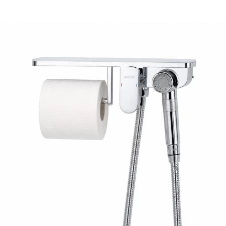 Гигиенический душ GAPPO G7295-10 со смесителем и полочкой, хром