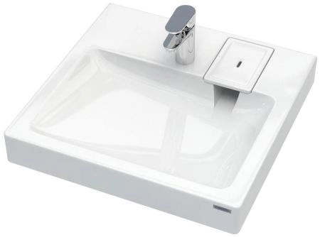 Раковина над стиральной машиной Paulmark BERG 710431, белая, 60х50, с комплектом
