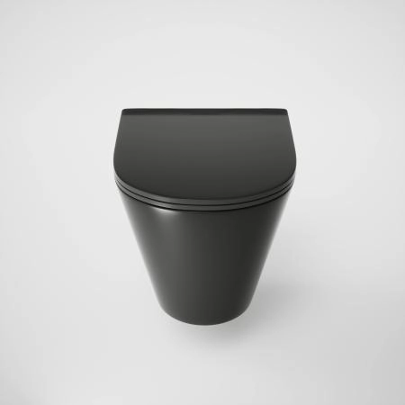 Унитаз Grossman GR-4477BMS (480*360*360) подвесной безободковый с тонкой крышкой, черный матовый