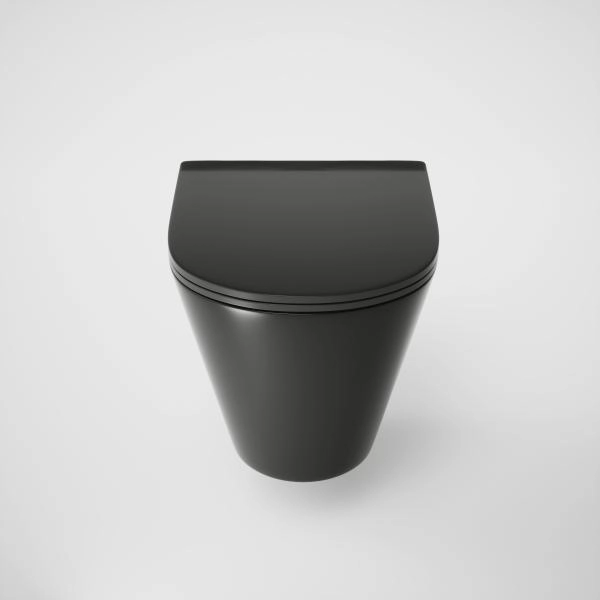 Унитаз Grossman GR-4477BMS (480*360*360) подвесной безободковый с тонкой крышкой, черный матовый