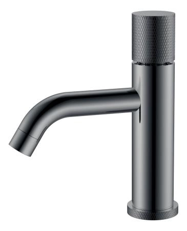 Смеситель STICK Boheme для умыв. низ. Gun Metal низкий с ручкой TOUCH 121-SGM.2