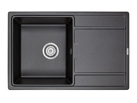 Мойка для кухни Paulmark FLUGEN, PM217850-BL, черный, 780х500 мм