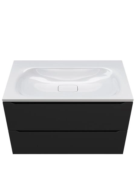 Раковина Uperwood Sunrise Rsunrise80wg0 80 см белая глянцевая без отверстия под смеситель