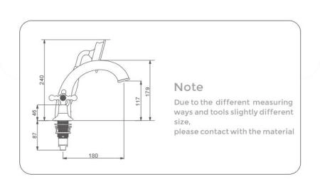 Смеситель Gappo G1189-6 на борт ванны 4 отверстия, золото
