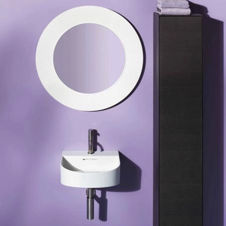 Laufen Kartell Зеркало круглое d=78см, настенное, без подсветки, цвет: белый