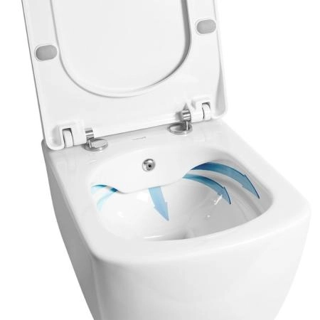 Унитаз CREAVIT ELEGANT подвесной безободковый EG321-11CB00E-0000 (сиденье отдельно)