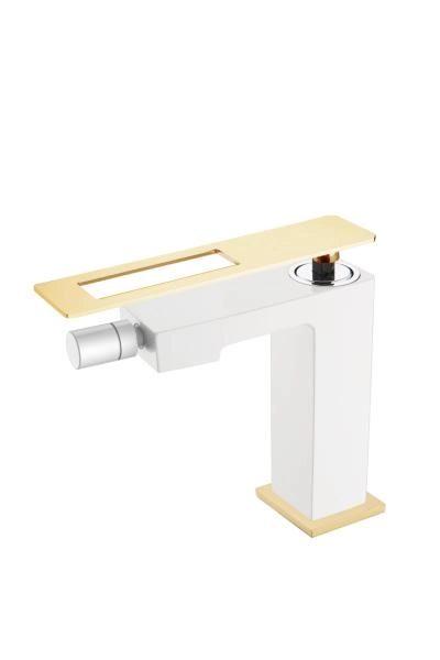Смеситель для биде Boheme Q WhiteGold_Комплект 146-WG