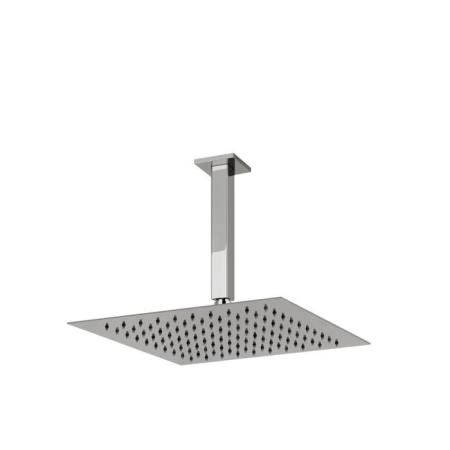 Gessi Emporio shower Верхний душ 30х30см., потолочный, шарнирная, с защитой от известкового налёта, цвет: Mirror Steel