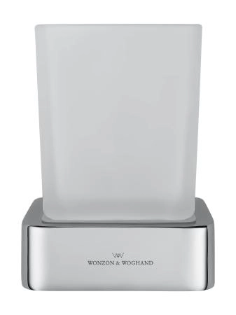 Стакан для зубных щеток с держателем WONZON & WOGHAND LOTTE, Хром (WW-8321)