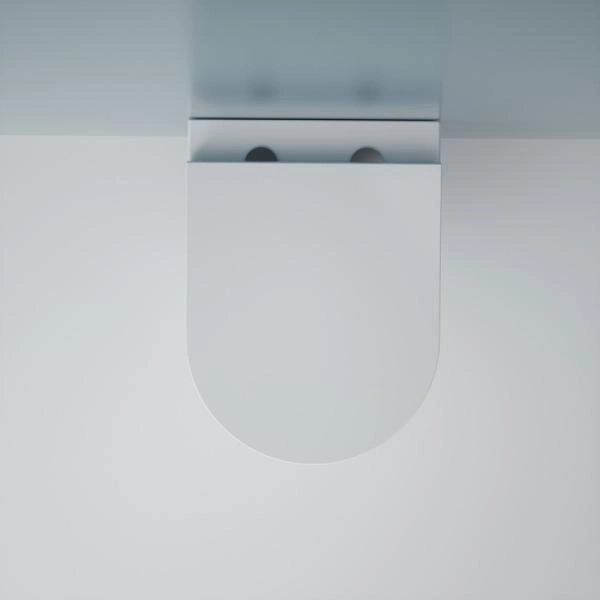 Унитаз ESBANO GARDENA-49T торнадо безободковый подвесной белый 490x360x360