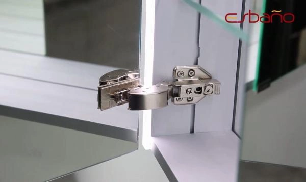 Зеркальный шкаф ESBANO ES-5005 LED подсветка сенсор, с розеткой 500x700X150
