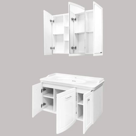 Тумба с раковиной Comforty Палини-100 белый