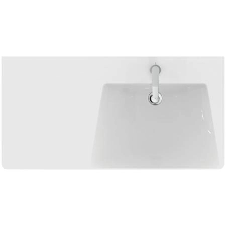 Ideal Standard La Dolce Vita Раковина 106х53.5хh14.5см, подвесная, ассиметричная, Dx, цвет: белый