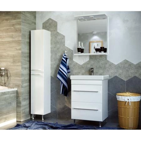 Тумба под умывальник Stella Polar Ванесса 60, 2 ящ., напольная Сомо 60