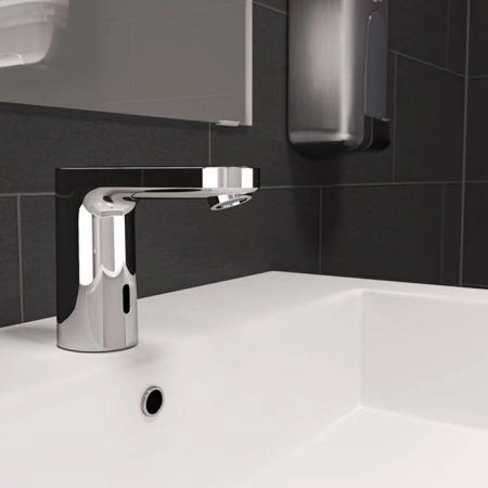 Hansgrohe Vernis Blend Смеситель для раковины, 1 отв., электронный, цвет: хром