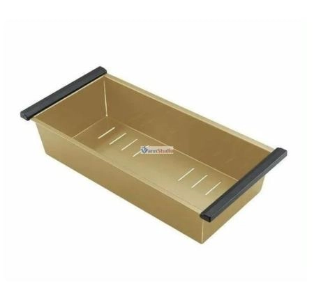 Кухонная мойка Gappo GS5050-3 50x50 сатин золотой нерж.сталь