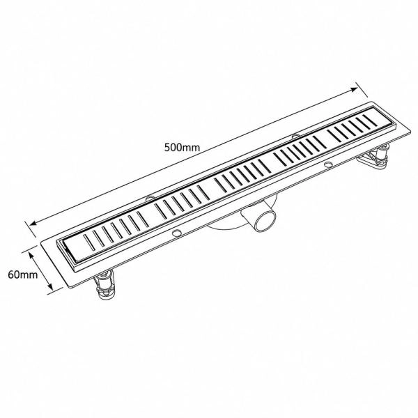 Душевой лоток GAPPO G85007-5, сатин