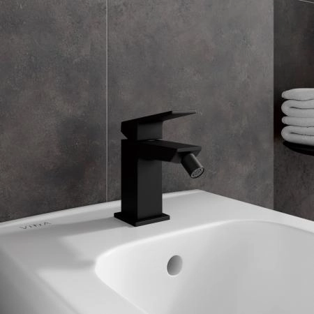 Смеситель VitrA Minimax Square  A4372636EXP однорычажный матовый черный латунь