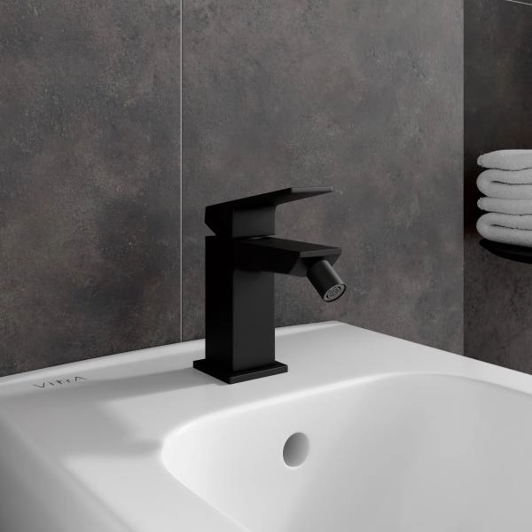 Смеситель VitrA Minimax Square  A4372636EXP однорычажный матовый черный латунь