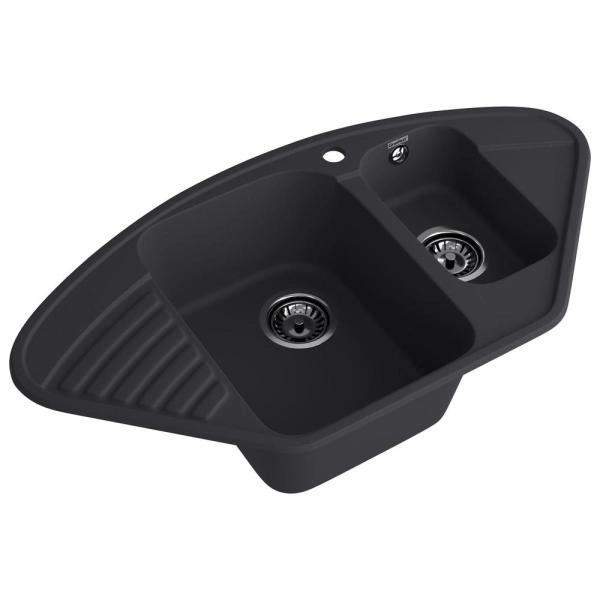 Кухонная мойка GranFest QUARZ 14, черный