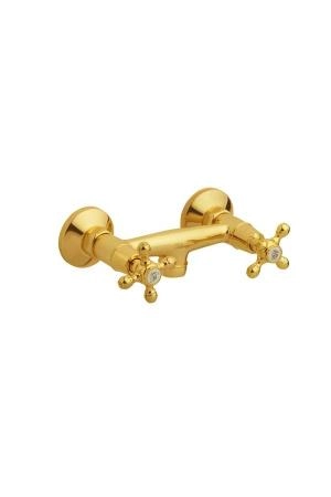 Смеситель для душа Boheme TRADIZIONALE ORO двуручковый 294