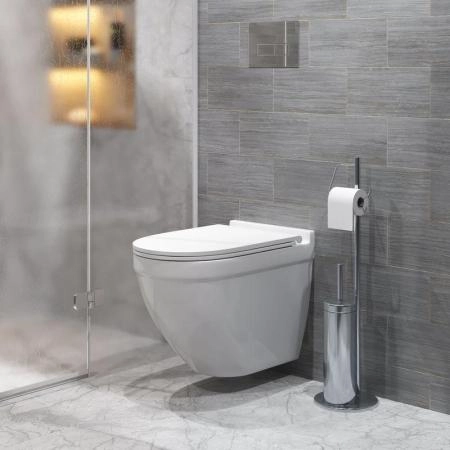 Унитаз Grossman GR-4483S (520*360*410) БЕЛЫЙ подвесной Безободковый с тонкой крышкой