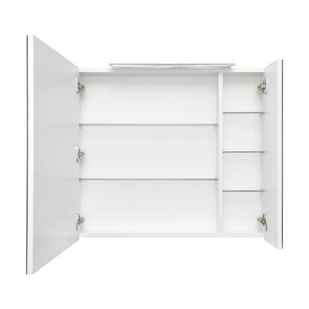 Roca Oleta Зеркальный шкаф 80х70см., c LED-светильником , цвет: белый матовый