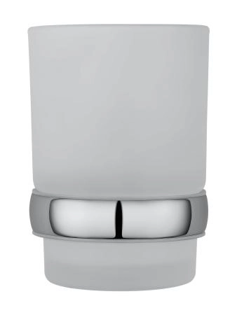 Стакан для зубных щеток с держателем WONZON & WOGHAND EASY, Хром (WW-8121)