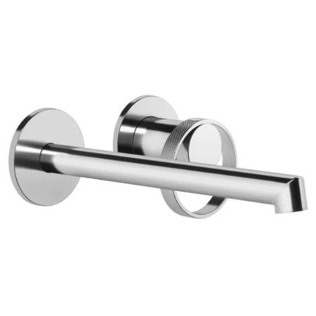 Gessi Anello Смеситель для раковины, встраиваемый, излив 19.4-21.4см., внешняя часть, цвет: хром