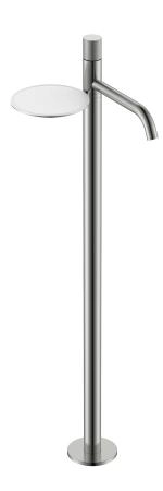 Смеситель STICK Boheme напольный для умыв. Nikel Brush с ручкой SPIRALE 120-NB.4