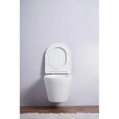 Унитаз Esbano CLAVEL (White) подвесной безободковый микролифт