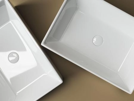 Умывальник чаша накладная прямоугольная Element 590x390x160мм